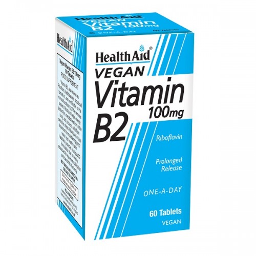 HEALTH AID VITAMIN B2 100MG 60TABS