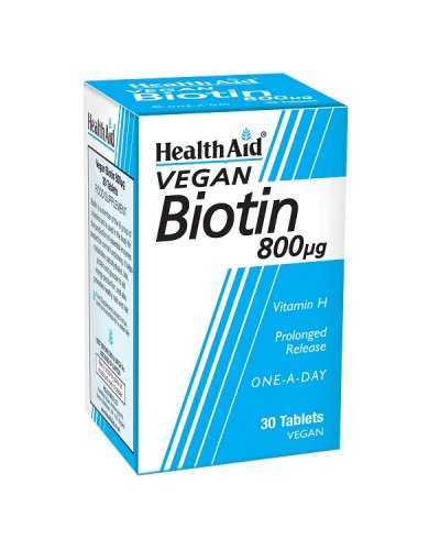 HEALTH AID BIOTIN 800MG 30TABS