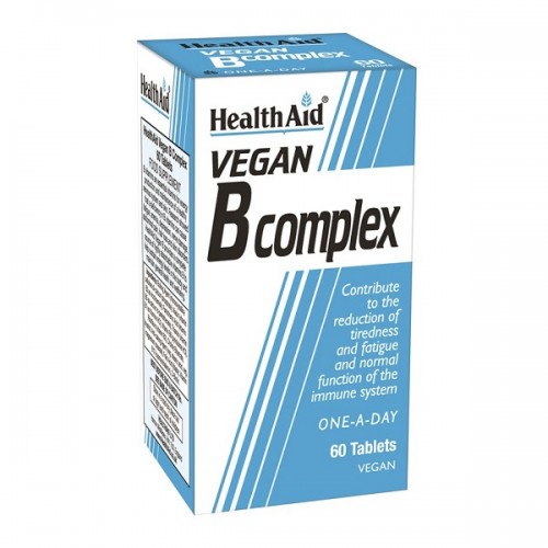 HEALTH AID VEGAN B-COMPLEX 60TABS
