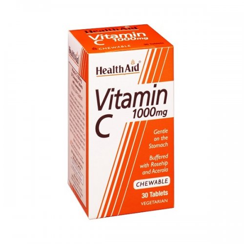 HEALTH AID VITAMIN C 1000MG CHEWABLE 30TABS