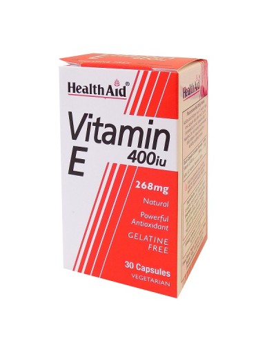 HEALTH AID VITAMIN E 400IU 30CAPS 