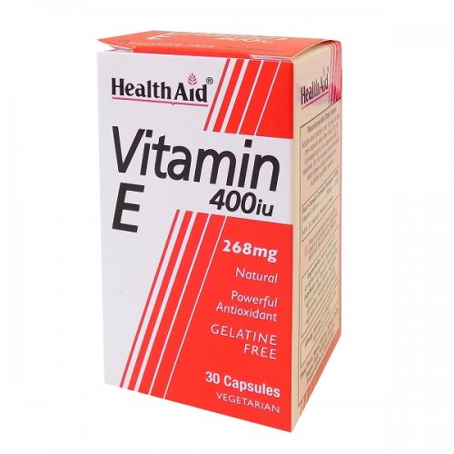 HEALTH AID VITAMIN E 400IU 30CAPS 