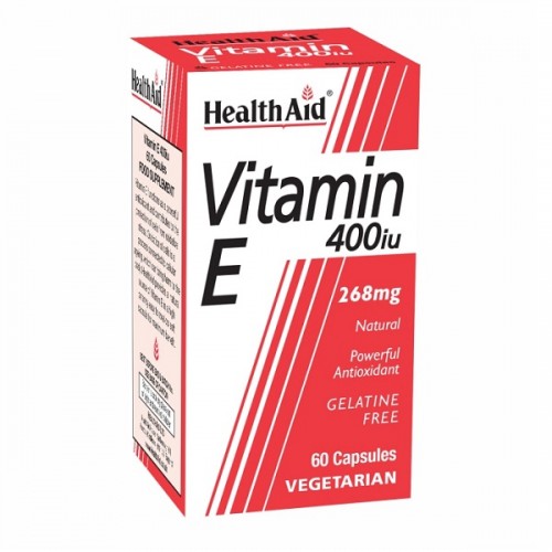 HEALTH AID VITAMIN E 400IU 60CAPS 