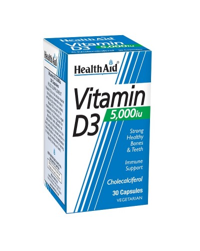 HEALTH AID VITAMIN D3 5000IU 30TABS