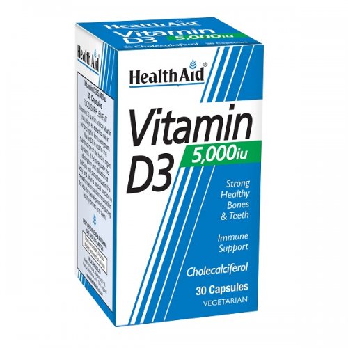 HEALTH AID VITAMIN D3 5000IU 30TABS