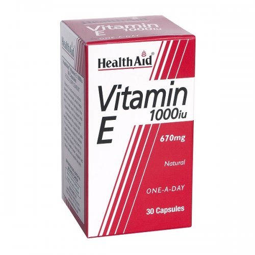 HEALTH AID VITAMIN E 1000IU 30CAPS