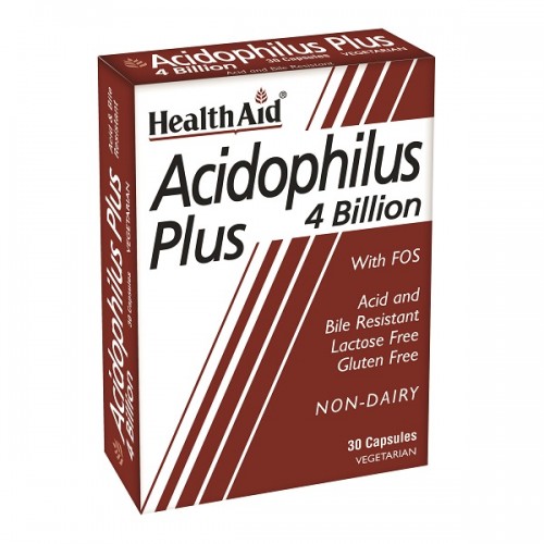 HEALTH AID ACIDOPHILUS PLUS 30CAPS