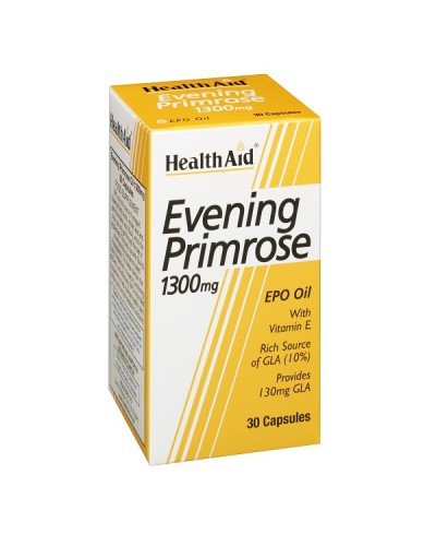 HEALTH AID EVENING PRIMROSE OIL 1300MG 30CAPS