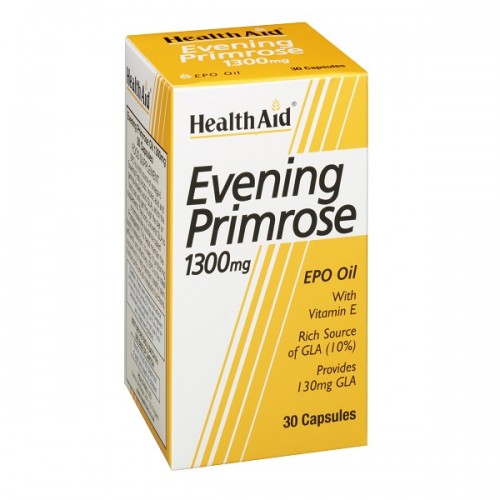 HEALTH AID EVENING PRIMROSE OIL 1300MG 30CAPS