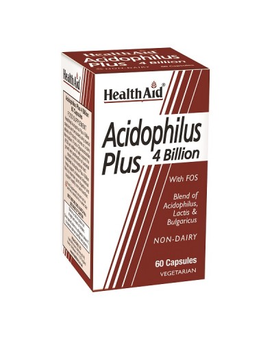 HEALTH AID ACIDOPHILUS PLUS 4 BILLION 60CAPS