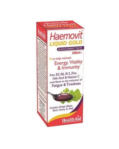 HEALTH AID HAEMOVIT LIQUID GOLD 200ML