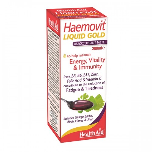 HEALTH AID HAEMOVIT LIQUID GOLD 200ML