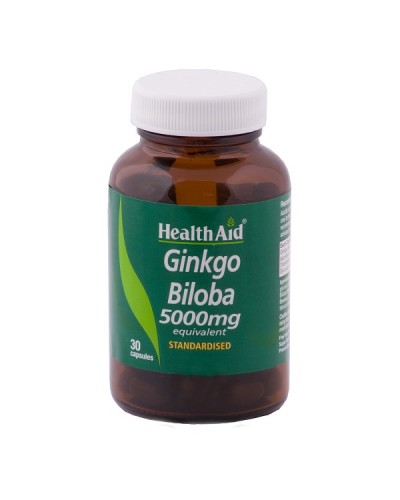 HEALTH AID GINKGO BILOBA 5000MG 30CAPS