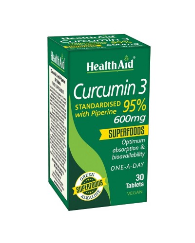 HEALTH AID CURCUMIN 3 30TABS