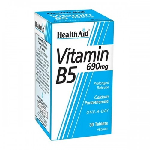 HEALTH AID VITAMIN B5 690MG 30TABS