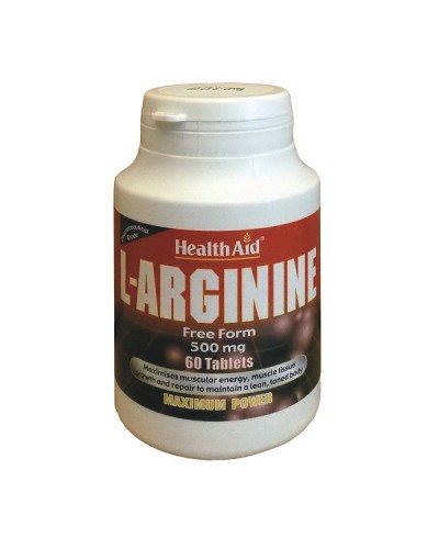 HEALTH AID L-ARGININE 500MG 60TABS