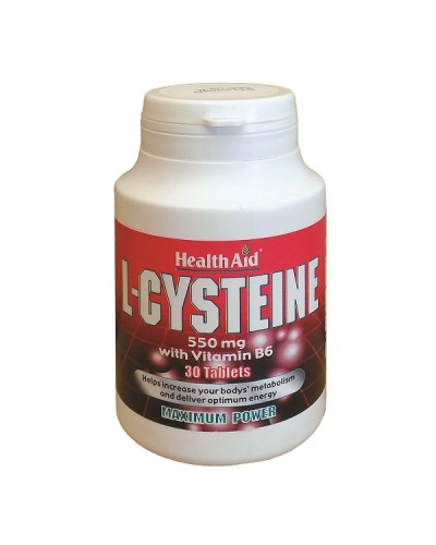 HEALTH AID L-CYSTEINE 550MG 30TABS