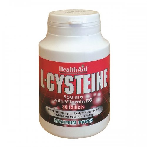 HEALTH AID L-CYSTEINE 550MG 30TABS