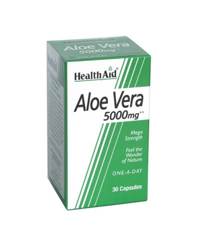 HEALTH AID FRESH ALOE VERA 5000MG 30CAPS