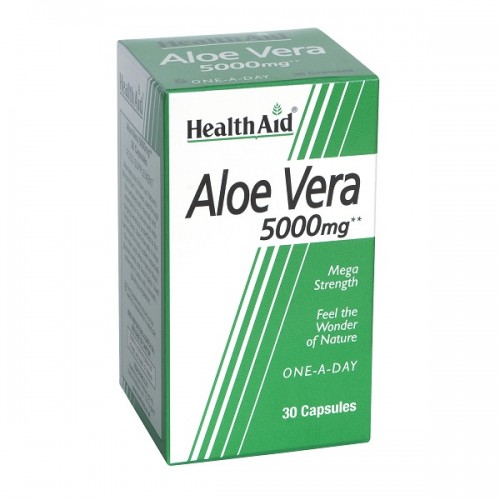 HEALTH AID FRESH ALOE VERA 5000MG 30CAPS