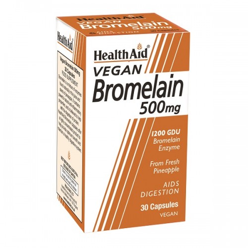 HEALTH AID BROMELAIN 500MG 30CAPS