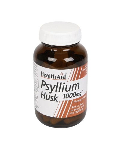 HEALTH AID PSYLLIUM HUSK 1000MG 60CAPS