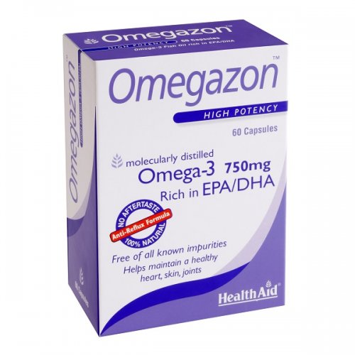 HEALTH AID OMEGAZON 750MG 60CAPS