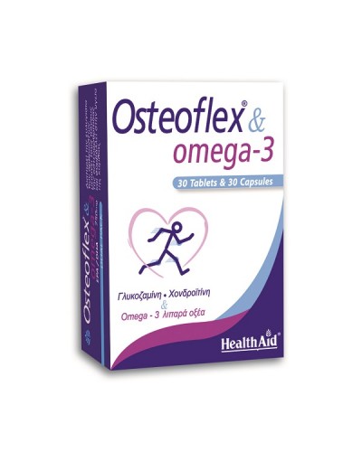 HEALTH AID OSTEOFLEX & OMEGA3 30TABS & 30CAPS