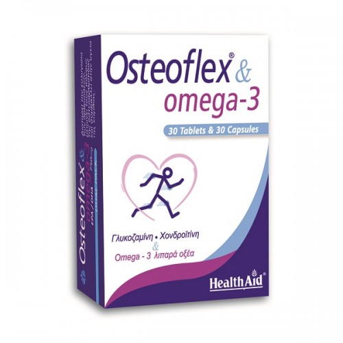 HEALTH AID OSTEOFLEX & OMEGA3 30TABS & 30CAPS