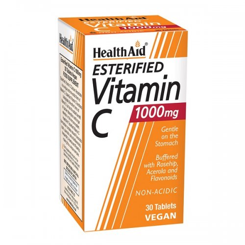 HEALTH AID ESTERIFIED VITAMIN C 1000MG 30TABS