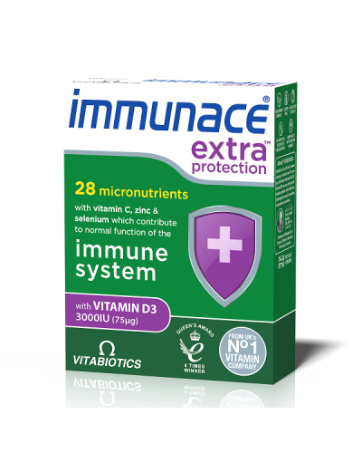 VITABIOTICS IMMUNACE EXTRA PROTECTION 30TABS