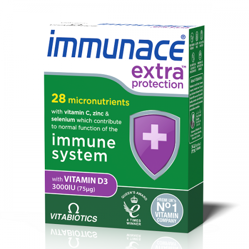 VITABIOTICS IMMUNACE EXTRA PROTECTION 30TABS