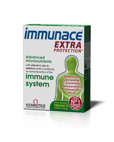 VITABIOTICS IMMUNACE EXTRA PROTECTION 30TABS