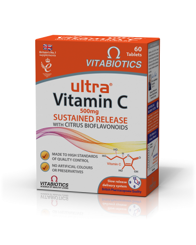 VITABIOTICS ULTRA VITAMIN C  SR & BIOFLAVONOID 500MG 60TABS