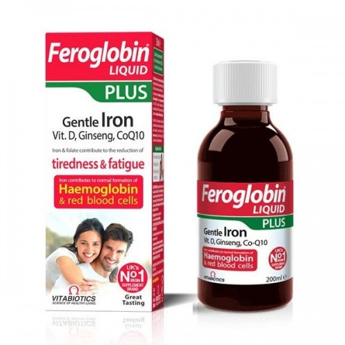 VITABIOTICS FEROGLOBIN LIQUID PLUS 200ML  ΠΡΟΣΦΟΡΑ ΜΕ ΛΉΞΗ 8/24