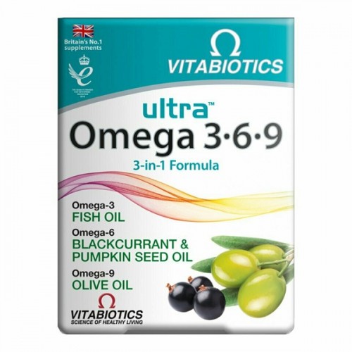 VITABIOTICS ULTRA OMEGA 3-6-9 60CAPS