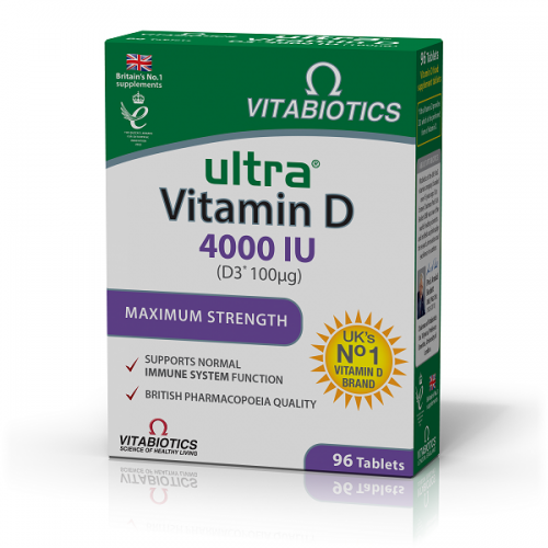 VITABIOTICS ULTRA VITAMIN D3 4000IU 96TABS