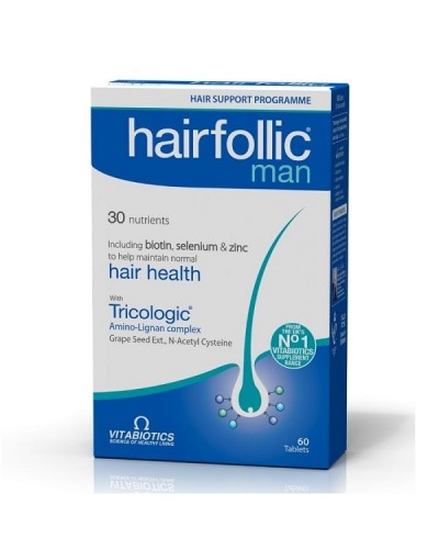 VITABIOTICS WELLMAN HAIRFOLLIC MAN 60TABS