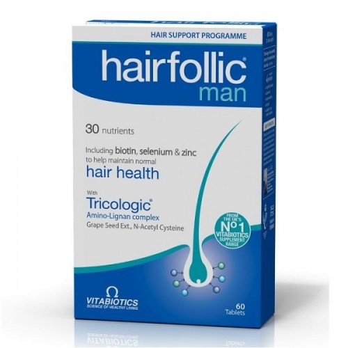 VITABIOTICS WELLMAN HAIRFOLLIC MAN 60TABS