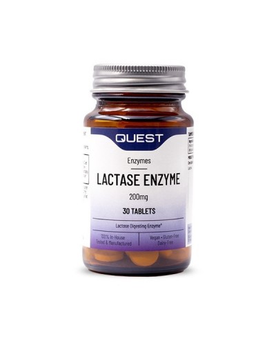 QUEST LACTASE ENZYME 200MG 30TABS