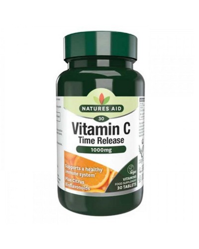 NATURES AID VITAMIN C 1000mg TIME RELEASE 30tabs