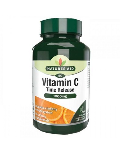 NATURES AID VITAMIN C 1000mg TIME RELEASE 90tabs