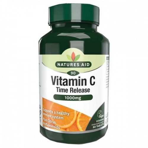 NATURES AID VITAMIN C 1000mg TIME RELEASE 90tabs