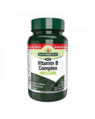 NATURES AID VITAMIN B COMPLEX DAILY 180TABS