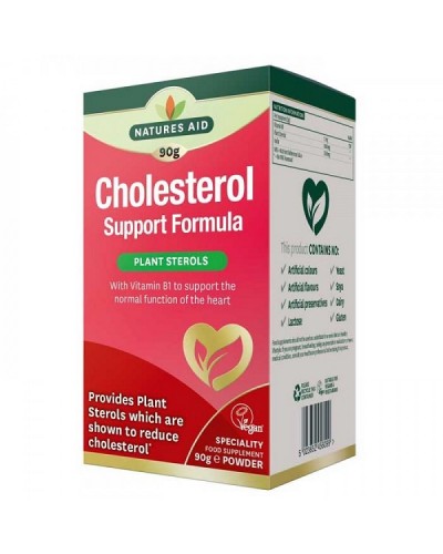 NATURES AID CHOLESTEROL SUPPORT FORMULA 90G