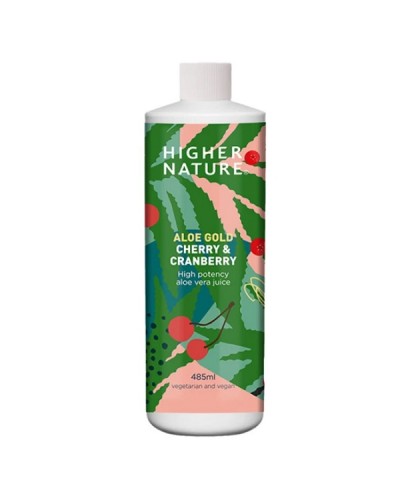 HIGHER NATURE ALOE GOLD CHERRY & CRANBERRY 485ml