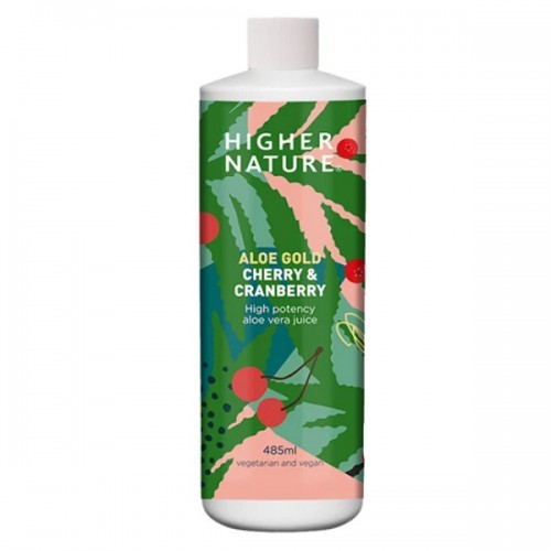 HIGHER NATURE ALOE GOLD CHERRY & CRANBERRY 485ml