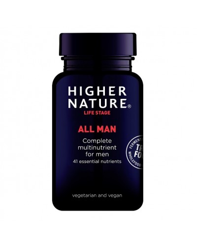 HIGHER NATURE TRUE FOOD ALL MAN 90 VEG. CAPS