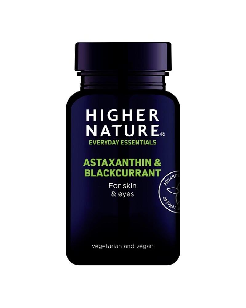 HIGHER NATURE ASTAXANTHIN & BLACKCURRANT 30CAPS