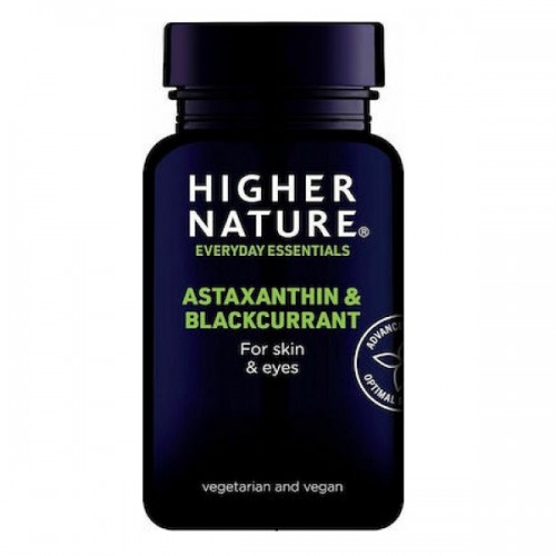 HIGHER NATURE ASTAXANTHIN & BLACKCURRANT 90CAPS